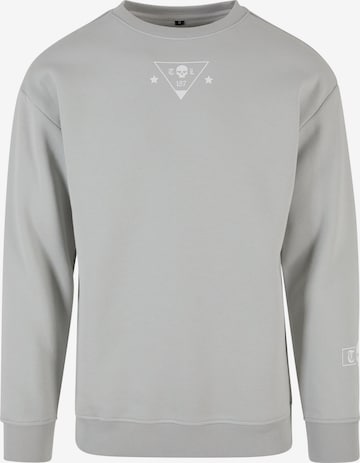 Thug Life Sweatshirt in Grey: front