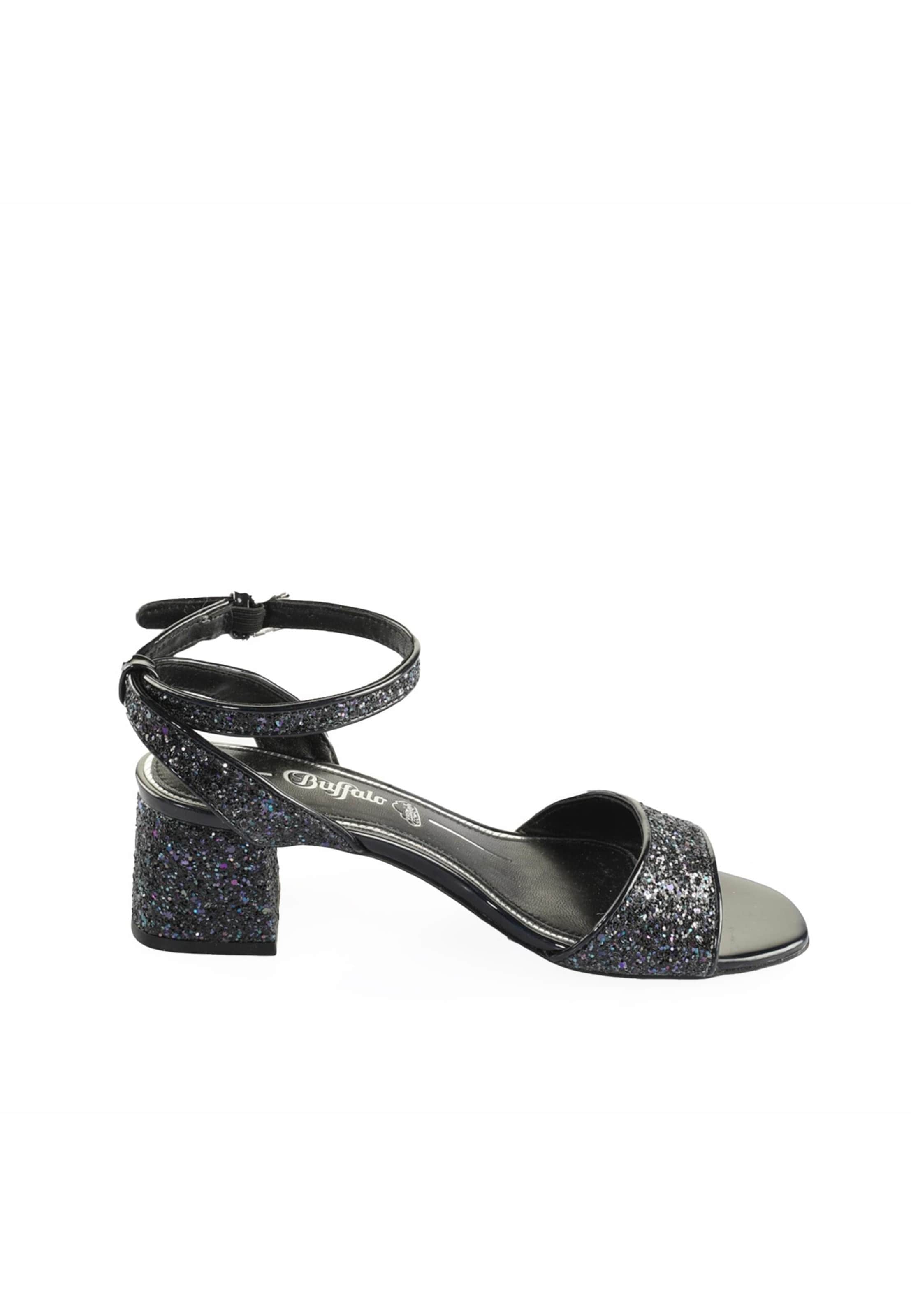 BUFFALO Strap sandal 'Rainelle' in Black