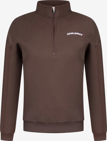 Smilodox Sweatshirt 'Teresita' in Bruin: voorkant