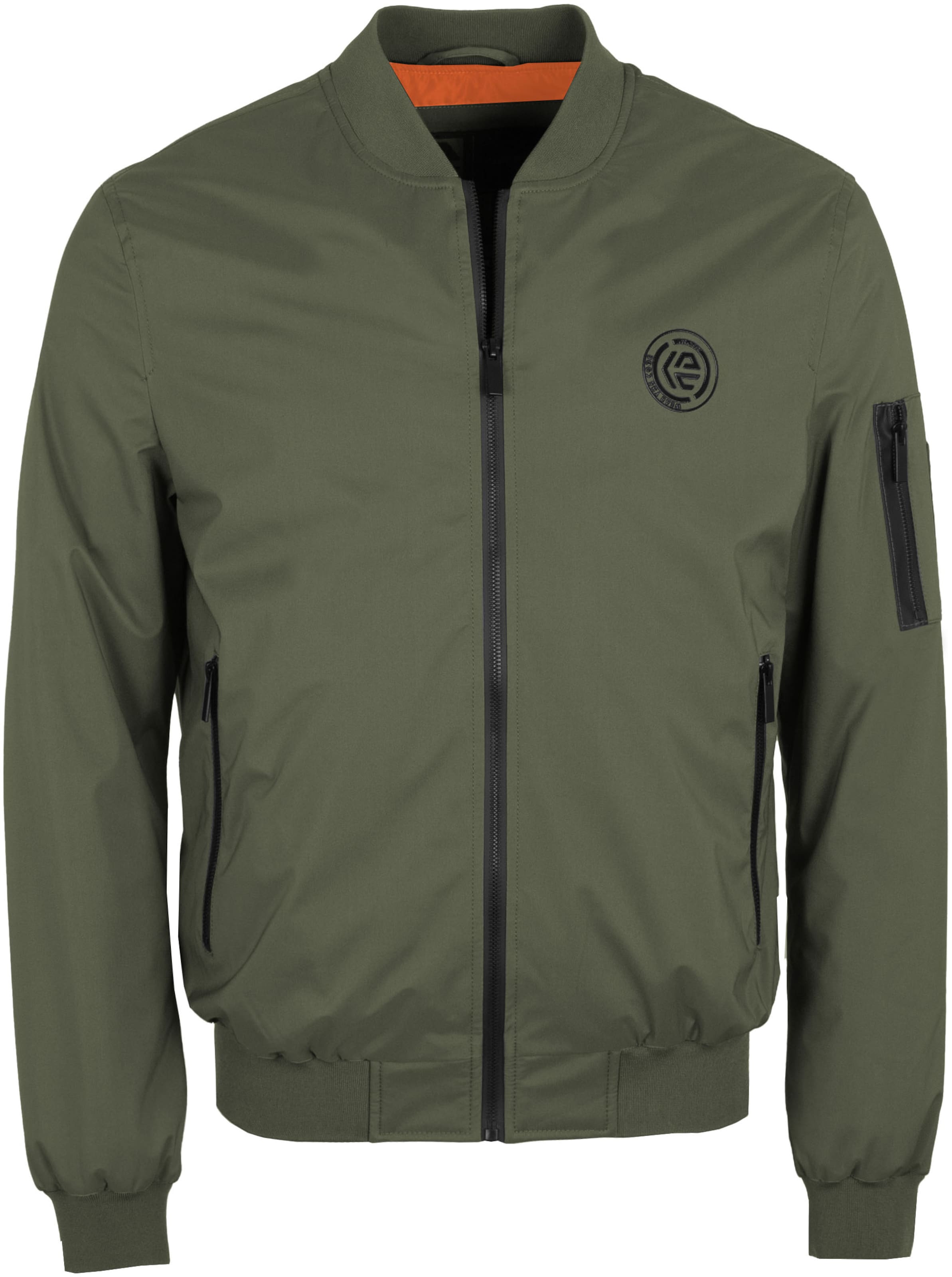 INDICODE JEANS Jacke  'Berto' in Grün: Vorderseite