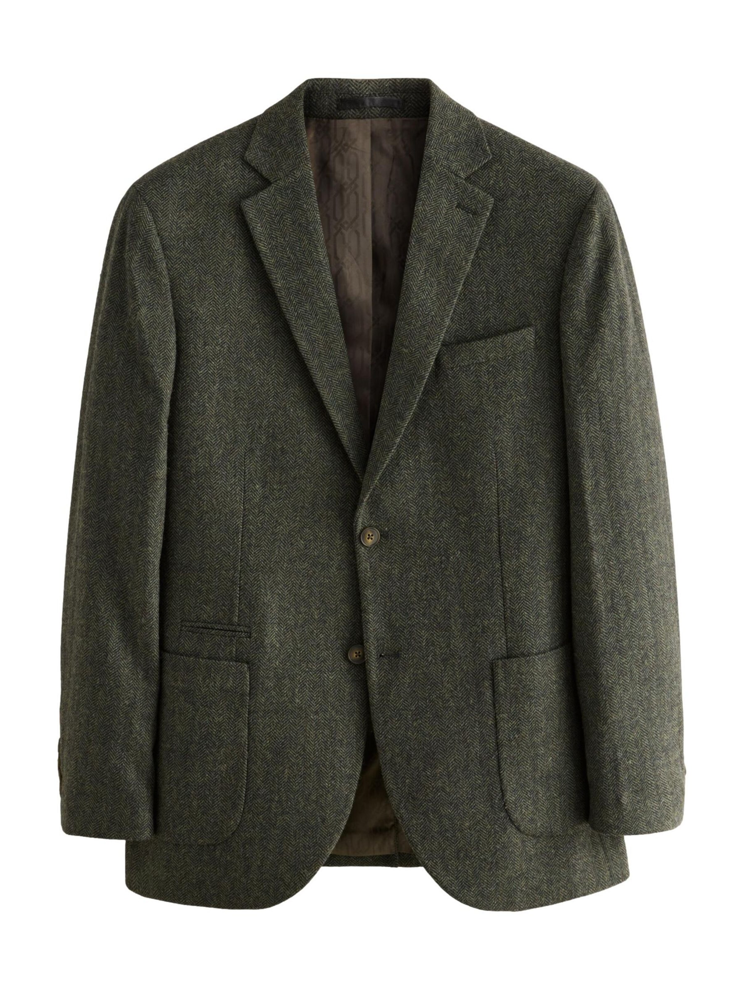 zaļš Next Standarta piegriezums Klasiska žakete: no priekšpuses