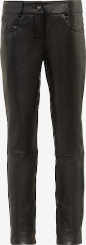 RICANO - Slimfit Pantalón 'Dorin' en negro: frente