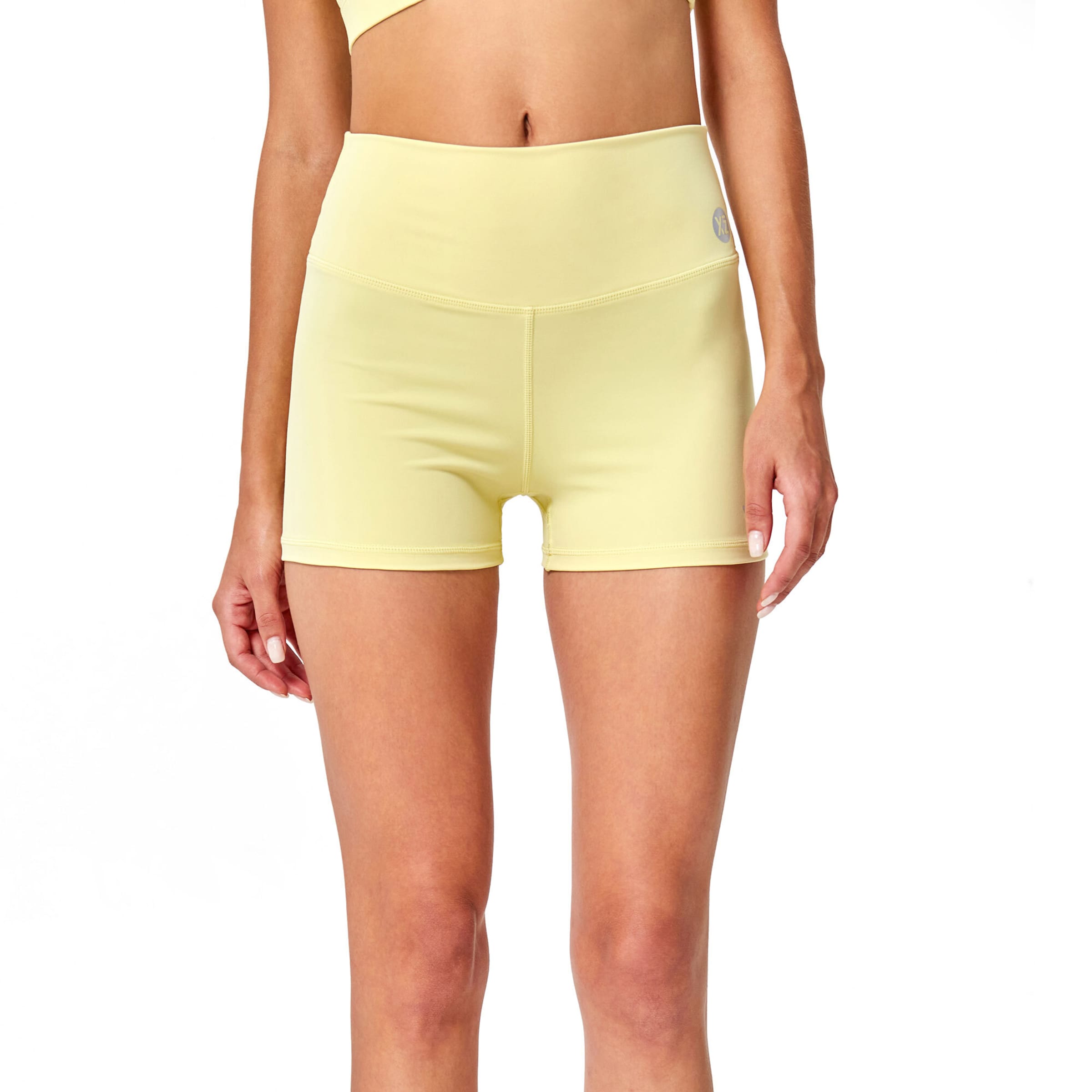 Skinny Pantaloni sportivi 'Celeb' di YEAZ in giallo