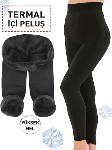 C&City Skinny Leggings in Black: front