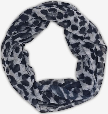 styleBREAKER Schlauchschal 'Loop Schal mit Leoparden Muster' in Grau: Vorderseite