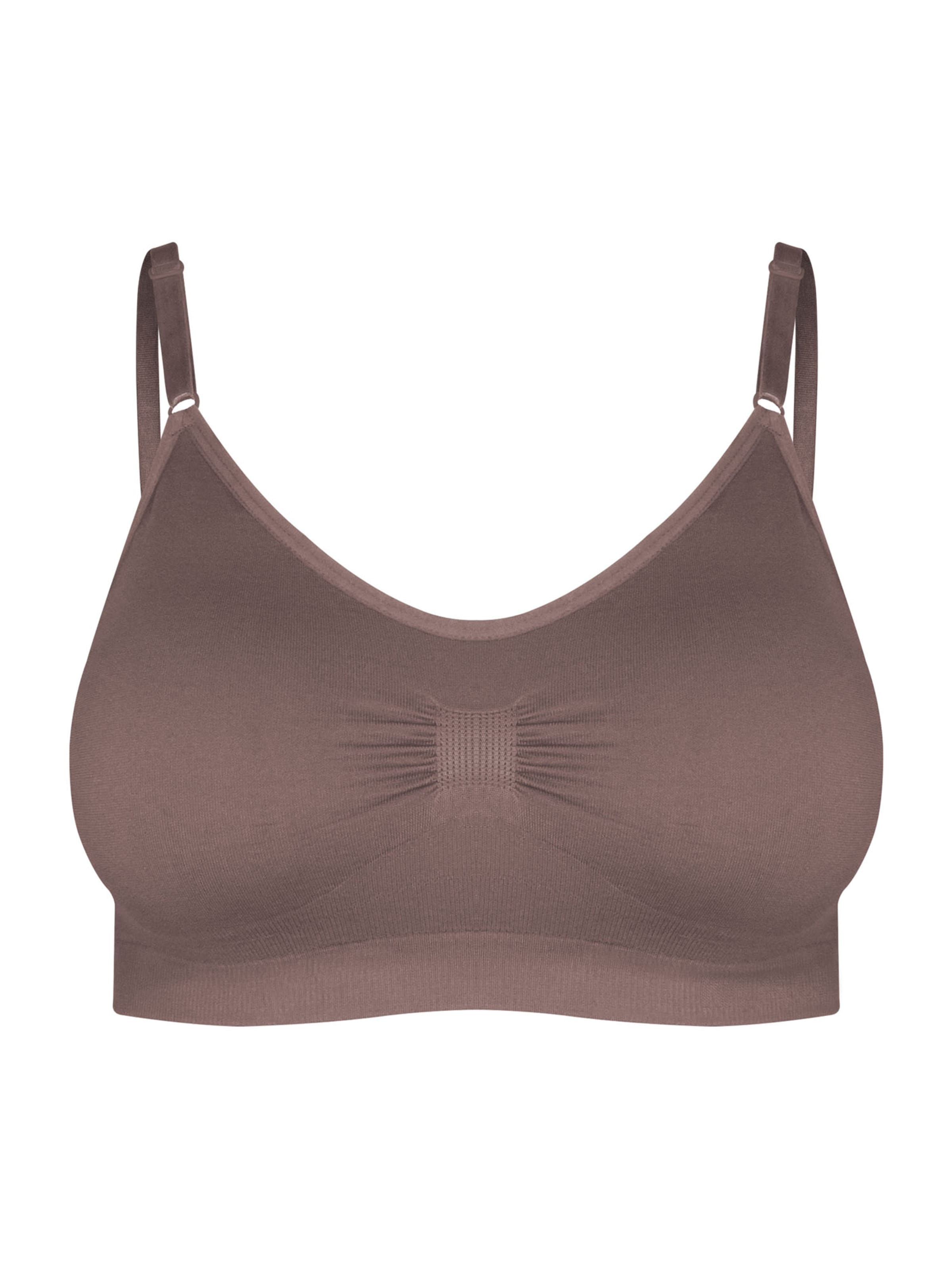 MAGIC Bodyfashion Бюстие Сутиен в кафяво: отпред