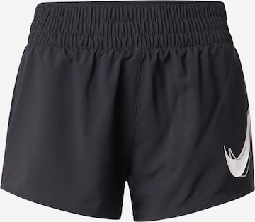 juoda NIKE Standartinis Sportinės kelnės 'ONE SWH': priekis