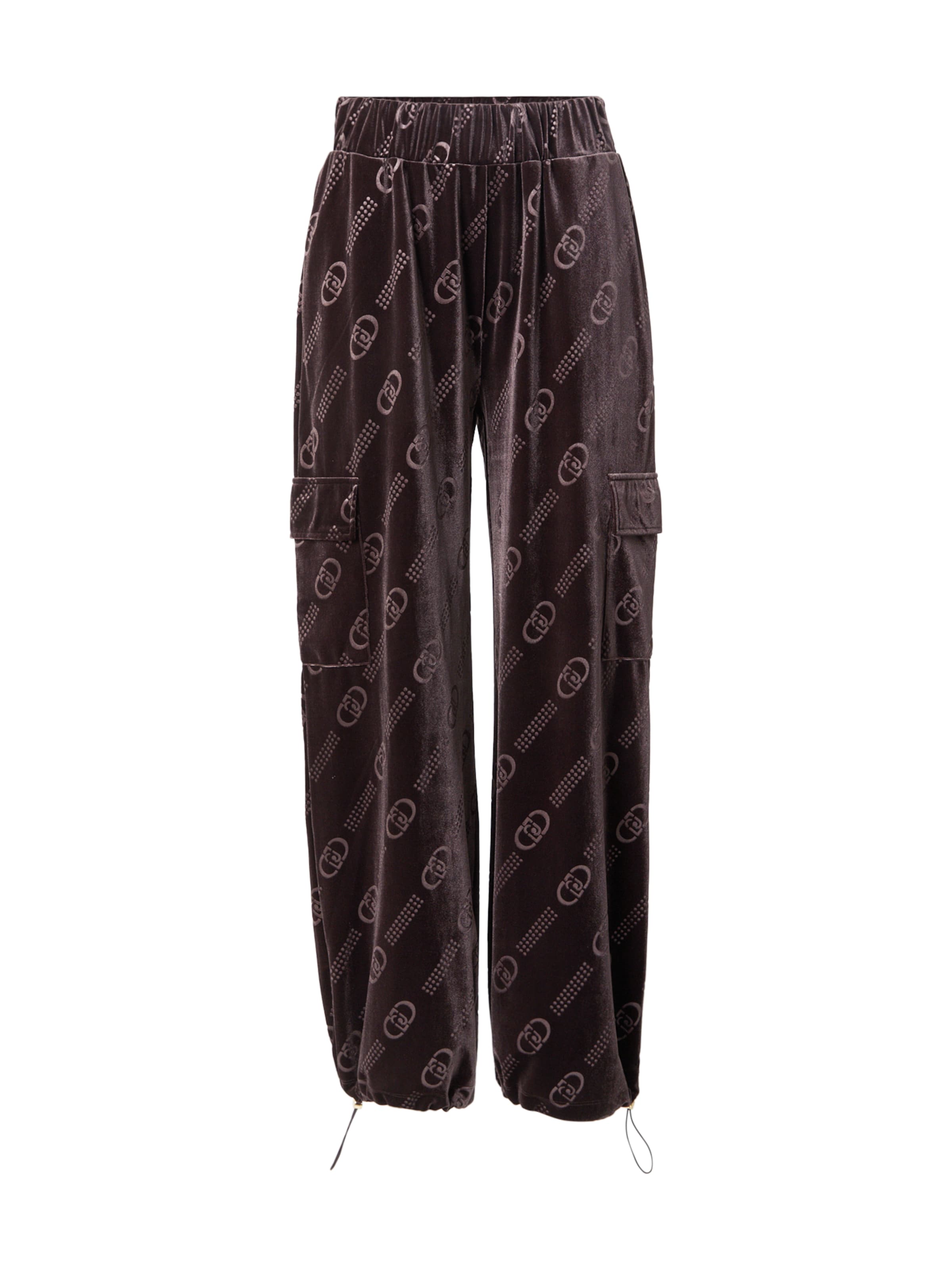 Liu Jo Loose fit Cargo Pants in Brown: front