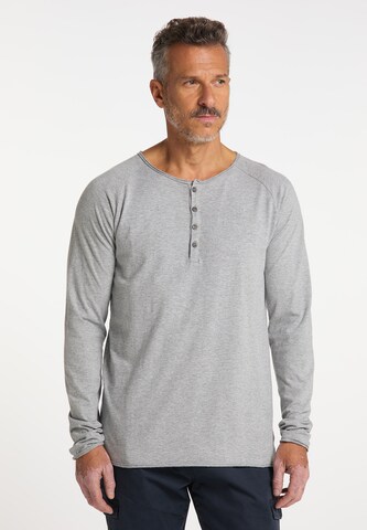 T-Shirt DreiMaster Vintage en gris : devant