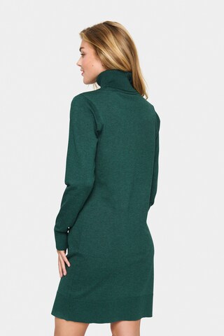 SAINT TROPEZ - Vestido de punto 'Mila' en verde