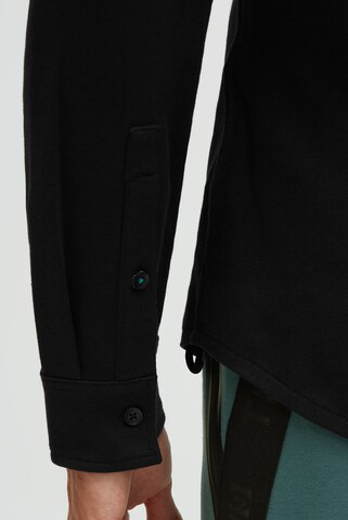 CAMP DAVID Slim fit Button Up Shirt in Black