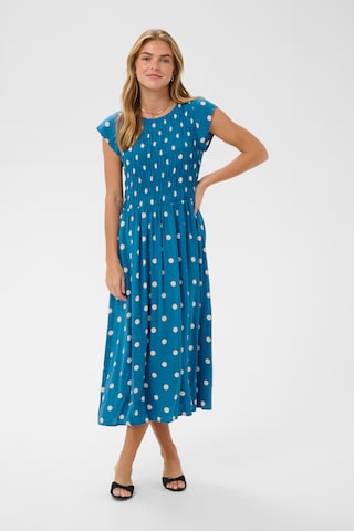 SAINT TROPEZ Jurk 'GislaSZ' in Blauw: voorkant