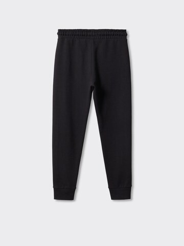 MANGO KIDS Tapered Broek 'FRANCIA5' in Zwart