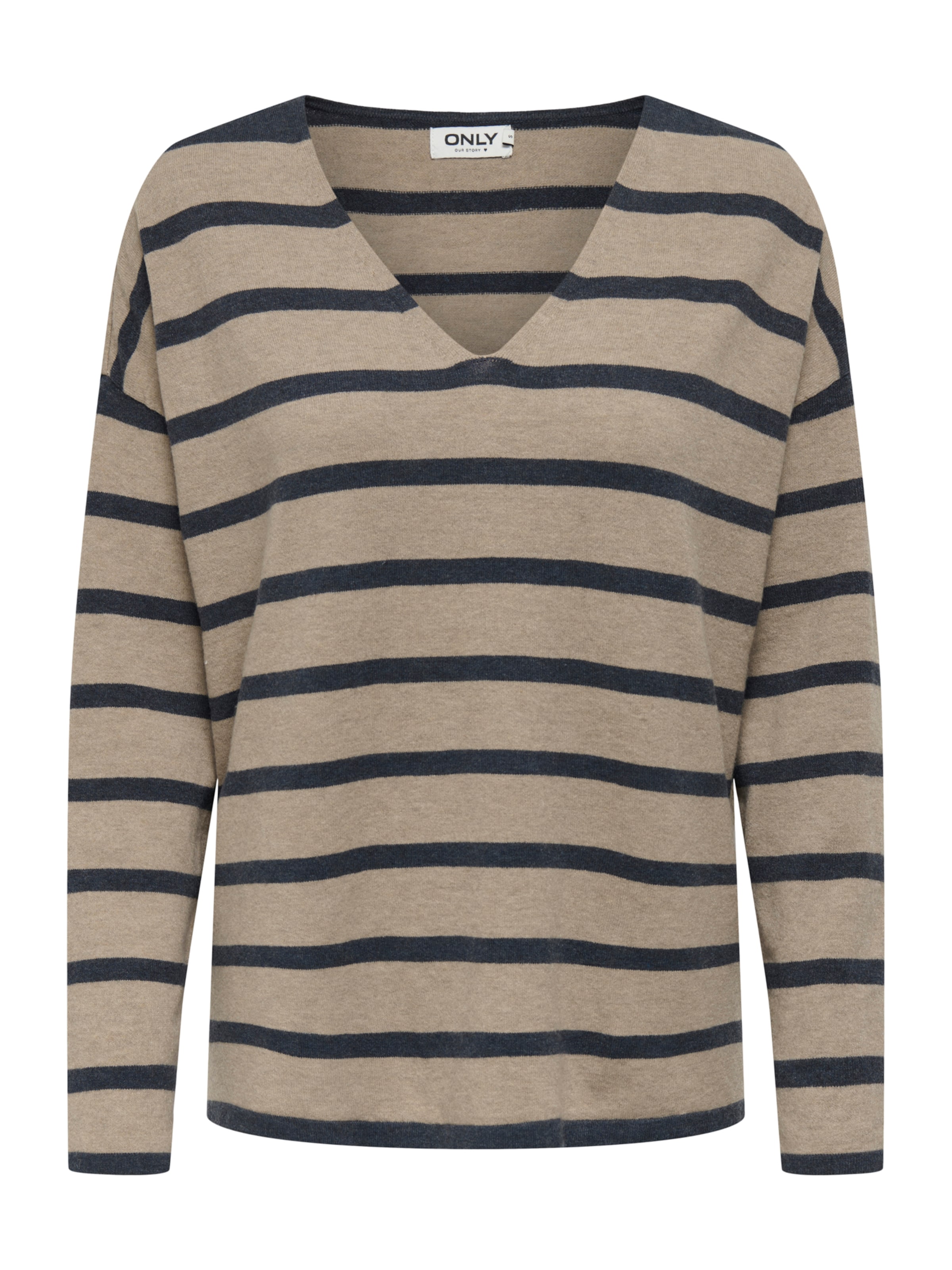 Pull-over 'ONLAMALIO' ONLY en beige : devant