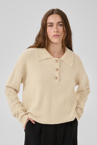 My Essential Wardrobe Pullover 'Diva' in Beige: Vorderseite