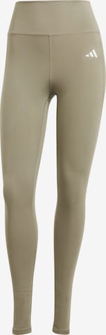 ADIDAS PERFORMANCE Workout Pants 'Opt Ess' in Green: front