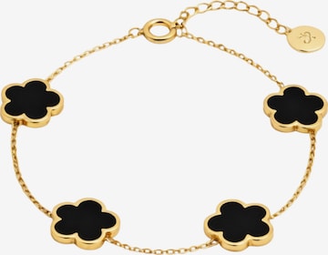 Pure Schmuck Bracelet 'Clover' in Gold: front