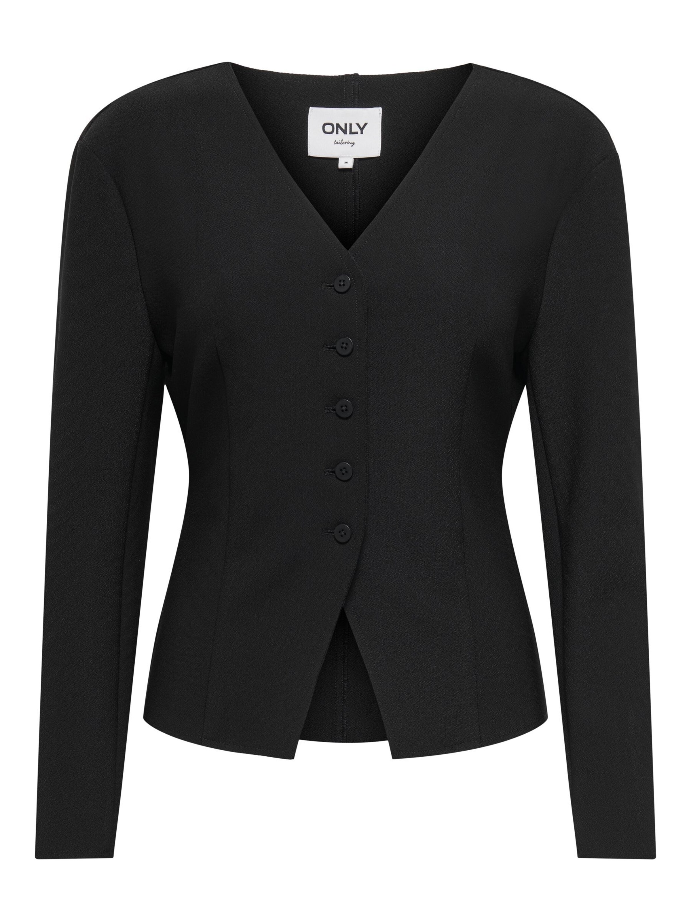 ONLY - Blazer 'ONLClever' en negro: frente
