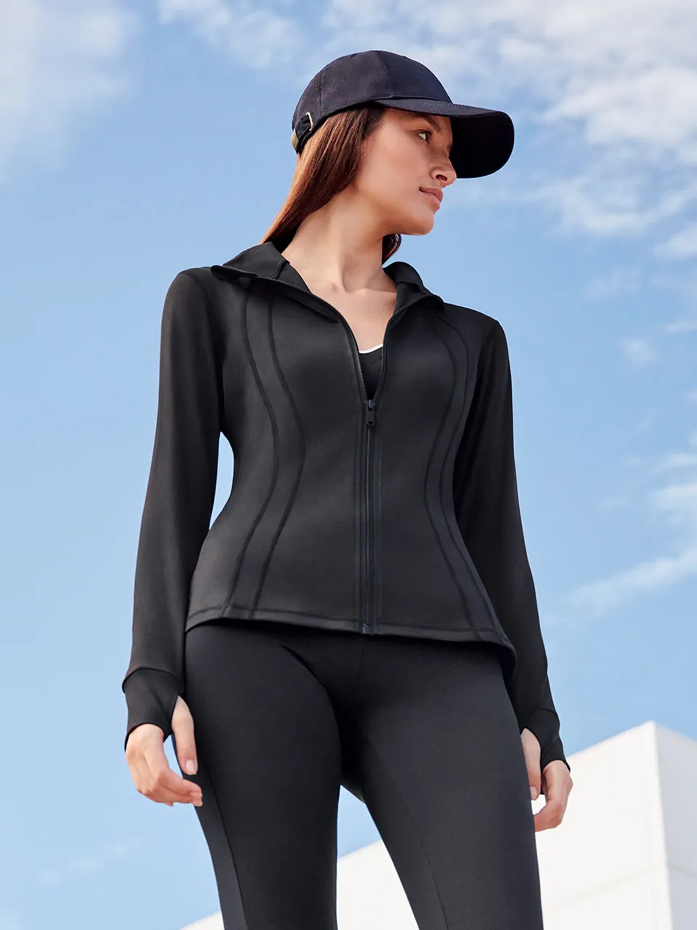 Gisela Tepláková bunda - Čierna