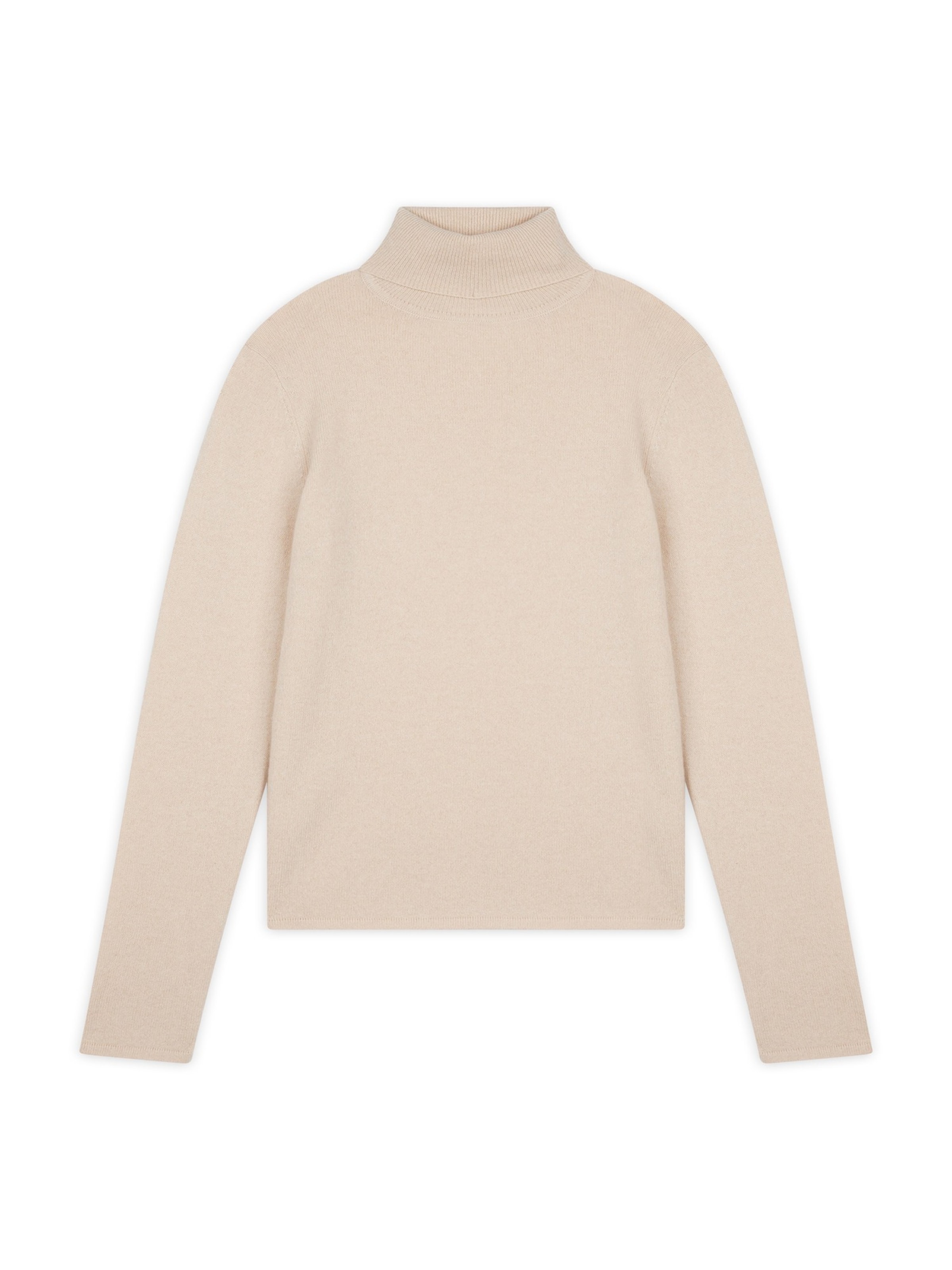 JUST CASHMERE Pullover 'Ava' i sand, Produktvisning
