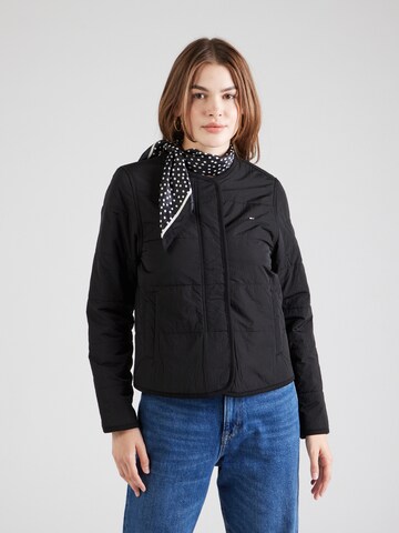 TOMMY HILFIGER Between-season jacket in Black: front