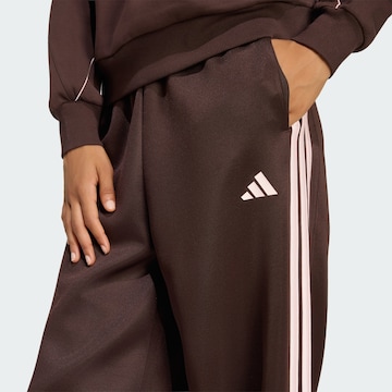 Loosefit Pantalon de sport 'Stadium' ADIDAS SPORTSWEAR en marron