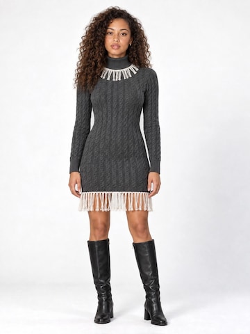 RYVAN Strickkleid 'Strickkleider'‌ in Grau