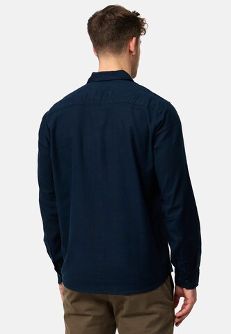 INDICODE JEANS Regular Fit Hemd in Blau