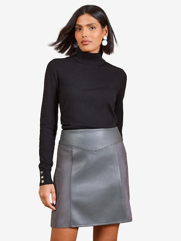 love & roses Rok in Grijs: voorkant
