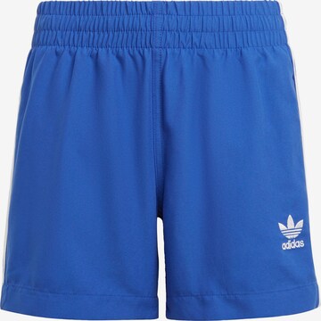 ADIDAS ORIGINALS Board Shorts 'Adicolor 3-Stripes' in Blue: front