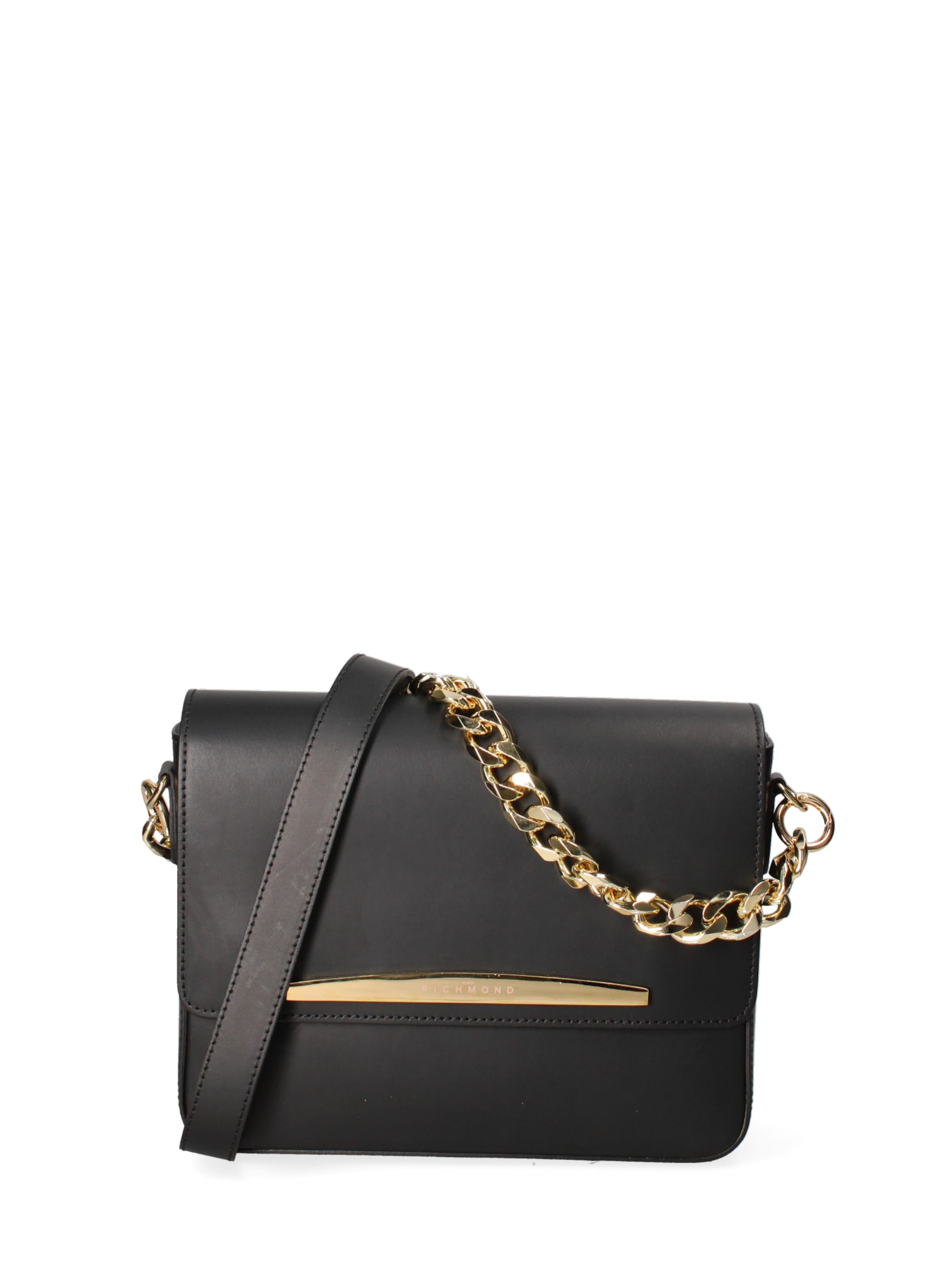 John Richmond Schoudertas in Zwart: voorkant