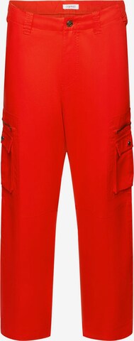 Regular Pantalon cargo ESPRIT en rouge : devant