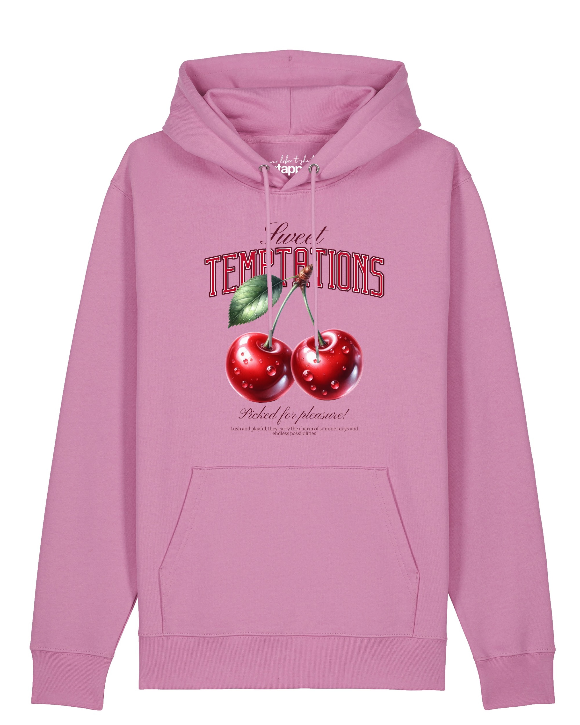 Watapparel Sweatshirt 'Sweet Temptations' in Pink: front