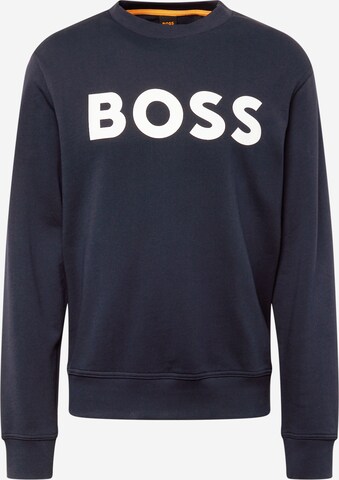 Sweat-shirt BOSS en bleu : devant