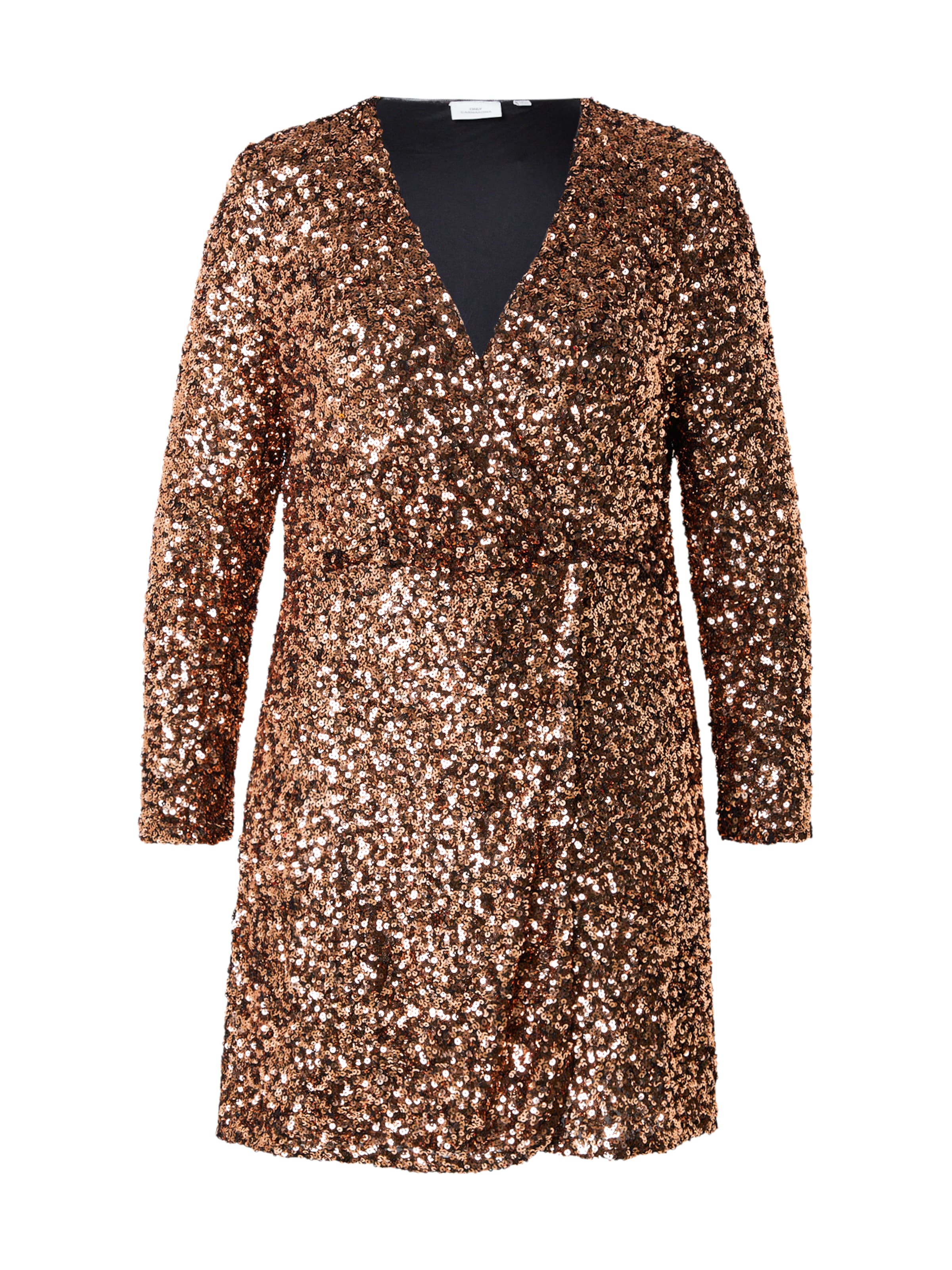 ONLY Carmakoma Φόρεμα κοκτέιλ σε μπρονζέ: μπροστά