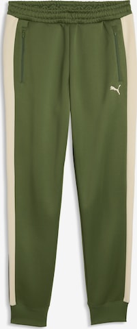 PUMA Workout Pants 'T7 ALWAYS ON' in Green: front