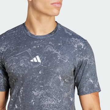 T-Shirt fonctionnel 'Power Workout' ADIDAS PERFORMANCE en gris