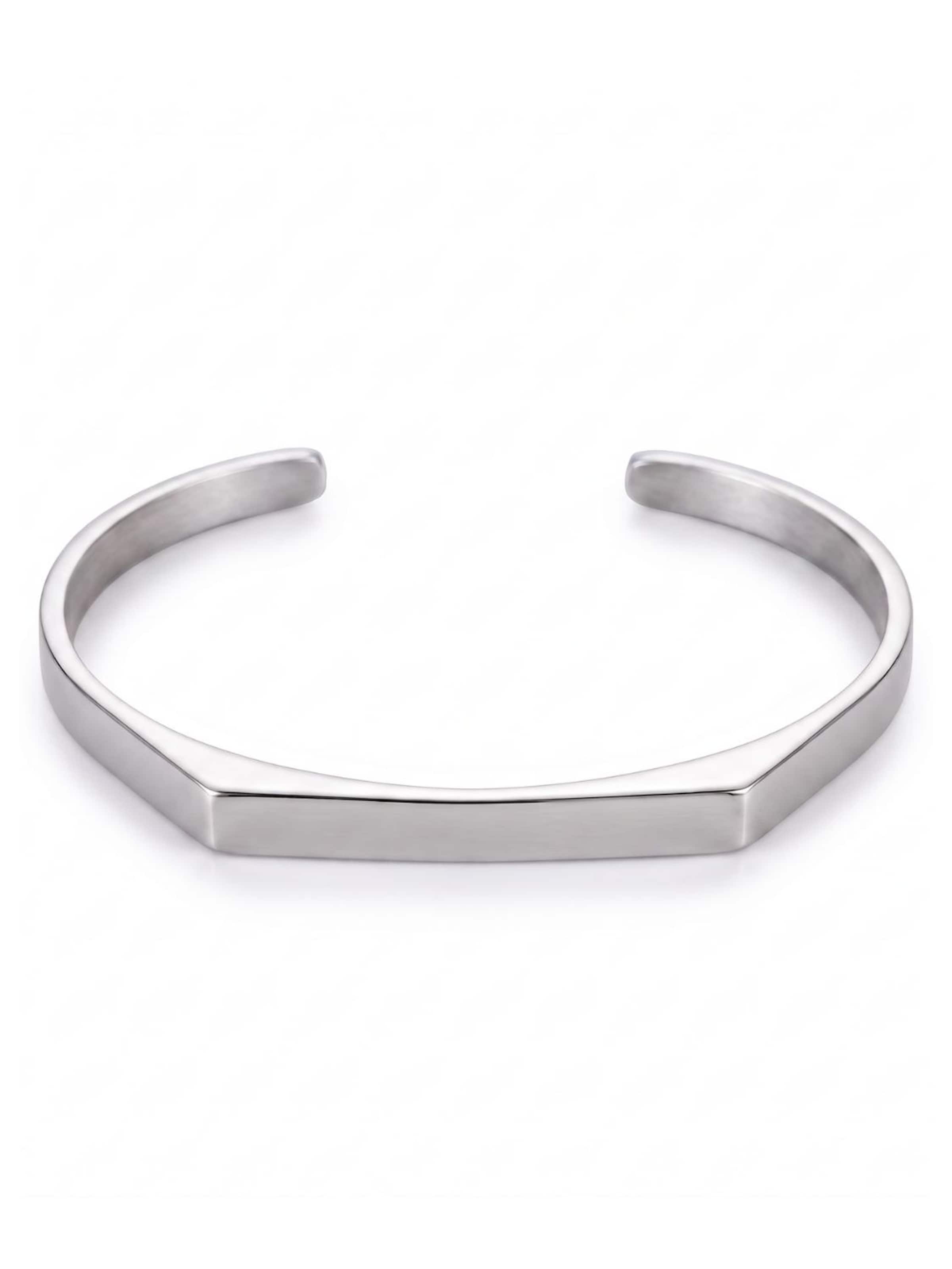 Eternal Armband 'Minimal Siegel' i silver: framsida