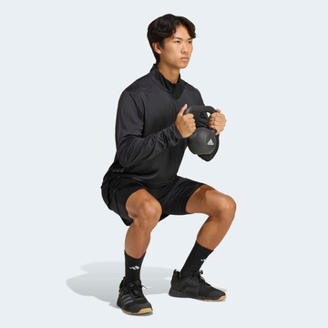 ADIDAS PERFORMANCE Athletic Sweatshirt 'TECHESS' in Black