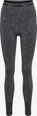 Hummel Skinny Sportbroek 'CAMI' in Zwart: voorkant