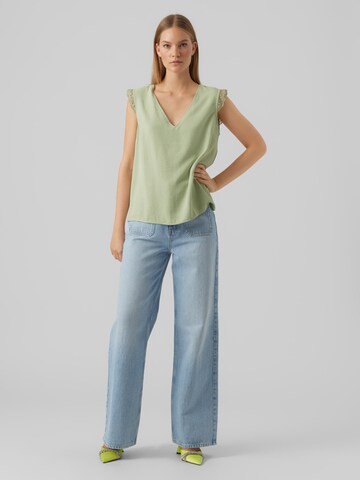 VERO MODA Blouse 'BIMS' in Groen