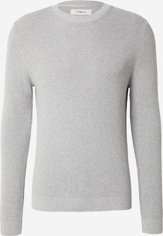 s.Oliver Свитер в Серый: спереди