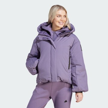 ADIDAS SPORTSWEAR Outdoor Jacket 'Myshelter' in Purple: front