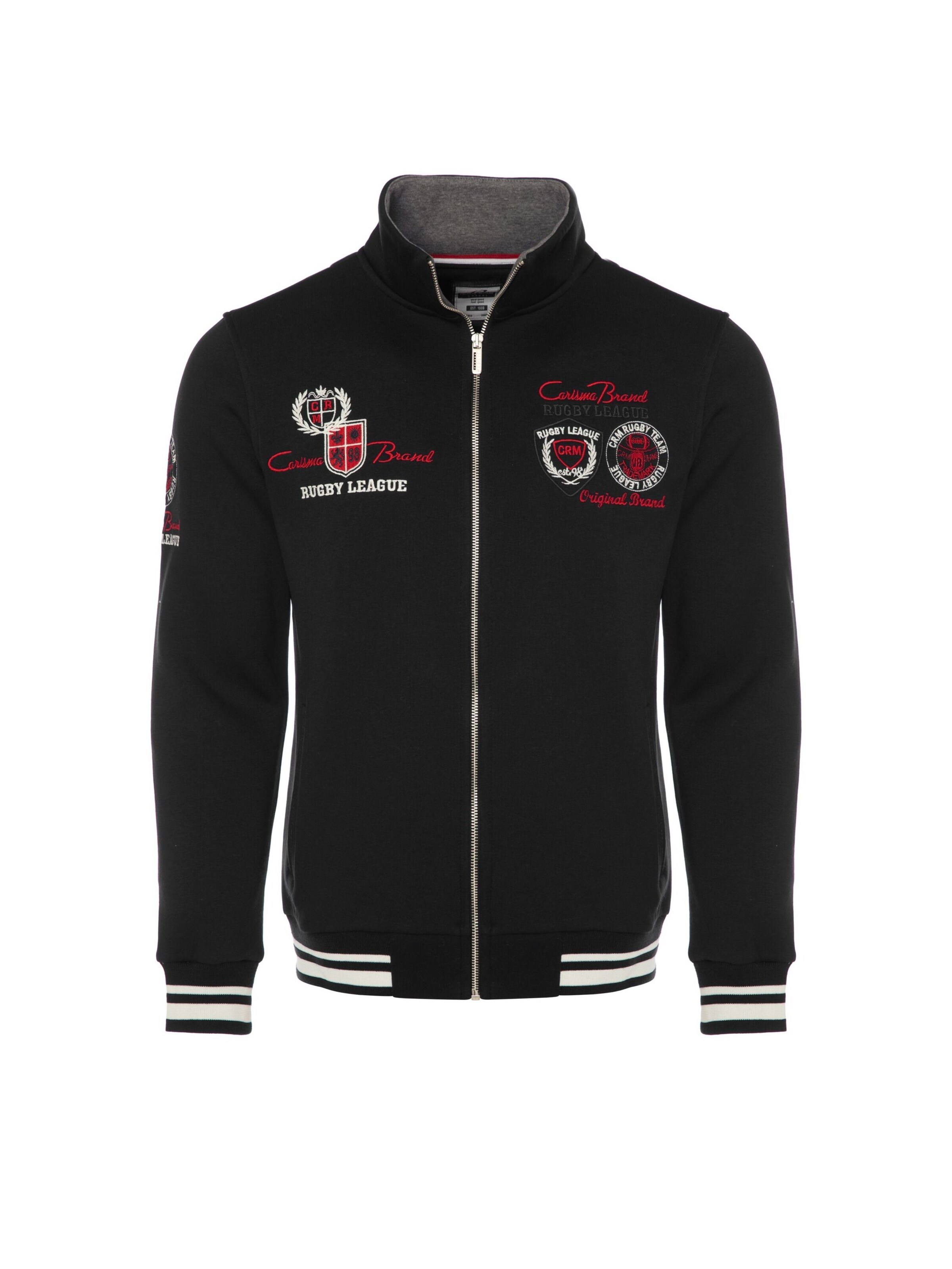 CARISMA Sweat jacket in Black: front