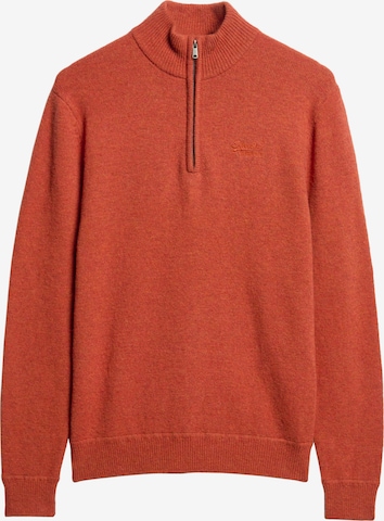 Superdry & Co Sweater 'Essential' in Orange: front