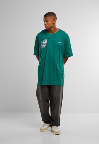T-Shirt 'AGAINST ALL V.1' Lost Youth en vert