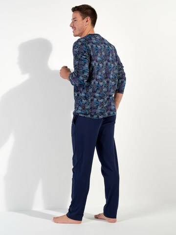 HOM Long Pajamas ' Maldives ' in Blue