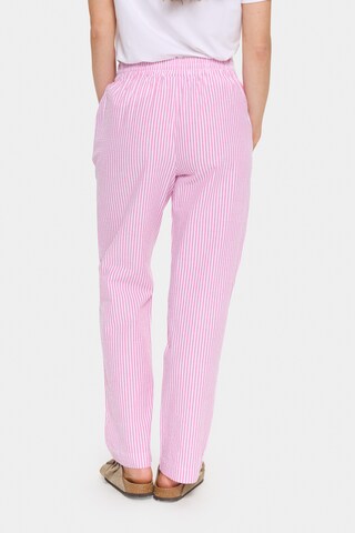 SAINT TROPEZ Loosefit Broek 'Miko' in Roze