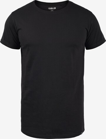 !Solid Shirt 'Longo' in Zwart: voorkant