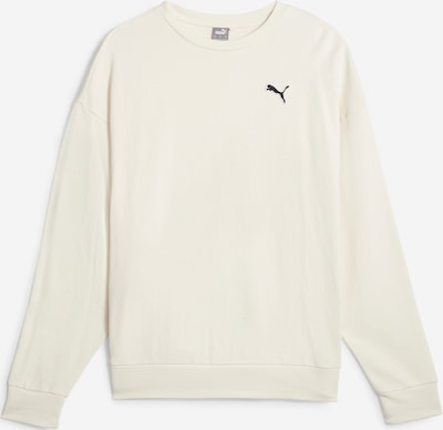 PUMA Sweat de sport 'Better Essentials' en crème / noir, Vue avec produit